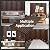 AMZDEPOT Wood Slat Wall Panel, 48.03 x 23.82 x 0.83 Inch Wood Panels for Wall, 3D Soundproof Wall Panels, Large Acoustic Panels for Interior Ceiling and Wall Decor Noise Reduction, 2 Pack, Walnut