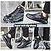 TAERDUN Slip Resistant Work Shoes for Men & Women Waterproof Anti Slip Kitchen Shoes for Chefs & Restaurant Workers Oil & Water Resistant Footwear with Comfort Insoles,Standing All Day,Black