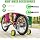 Ruedas de Entrenamiento Healeved 1 Par Verdes para Bicicletas Estabilizadores Fuertes y Seguros Adecuados para Niños y Aprendices a Montar miniatura 7