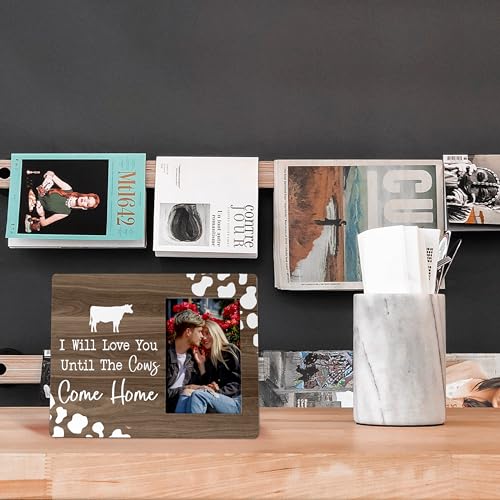 FONDCANYON-I-Will-Love-You-Until-The-Cows-Come-Home-Picture-Photo-FrameCouples-Love-Picture-FramesValentine-Wedding-Gifts-For-Girlfriend-Boyfriend-Husband-Wife-Him-Her-4×6-Inch-Photo-Color-3 FONDCANYON I Will Love You Until The Cows Come Home Picture Photo FrameCouples Love Picture FramesValentine Wedding Gifts For Girlfriend Boyfriend Husband Wife Him Her 4×6 Inch Photo Color 3