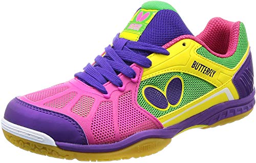 Image of Butterfly Lezoline Rifones Shoes - Professional Table Tennis Shoe with Footwork Support, Flexibility, Shock Absorbing Cushion, Gripping Ping Pong Shoe