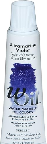 Weber wOil - Aceite mezclable en agua, 1.3 fl oz, color violeta ultramar