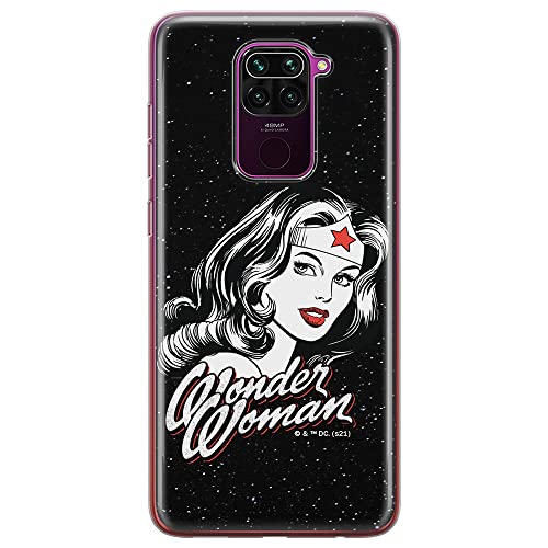 ERT GROUP mobile phone case for Xiaomi REDMI NOTE 9 original and officially Licensed DC pattern Wonder Woman 023 optimally adapted to the shape of the mobile phone