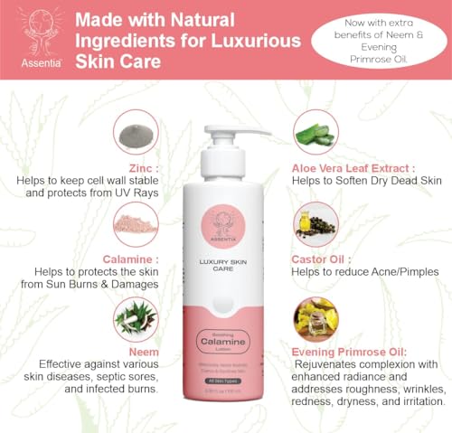 Image of Calamine Anti-Itch Body Lotion for Dry Skin, Itching and Skin Irritation, Soothing Calamine Formula for Chickenpox, Pregnancy Care and Daily Skin Comfort, Non-Sticky, Pack of 3, 100ml Each