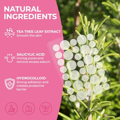 SAISZE Adesivo de espátulas original, 4 adesivos hidrocolóides de tamanho 288 para cobrir espinhas e