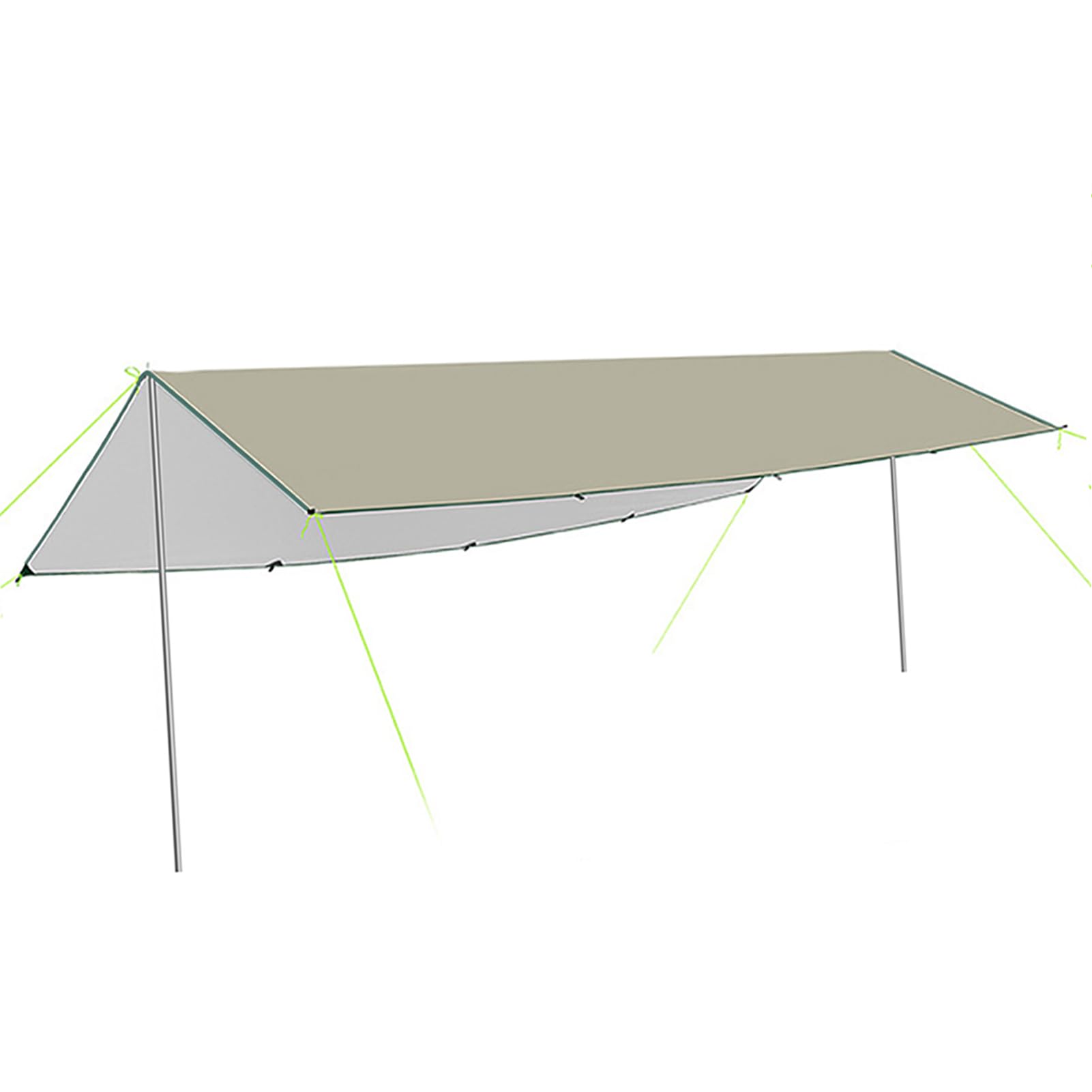 Generic Kemping Plandek, Płótno Plandek Hamak Plandeka Oxford Camping Camping Shelter, Piknik, Impreza (L)