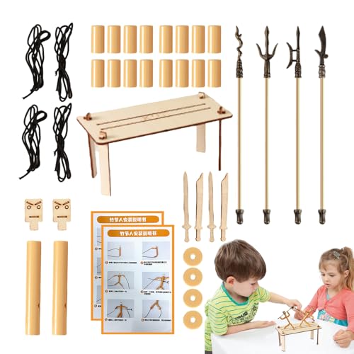 Juego de Esgrima,Juego De Lucha 2 Jugadores con Figuras Articuladas,Marionetas de Esgrima Infantiles - para Casa Aula Cumpleaños Fiesta Escolar Sala de Juegos Interior y Exterior