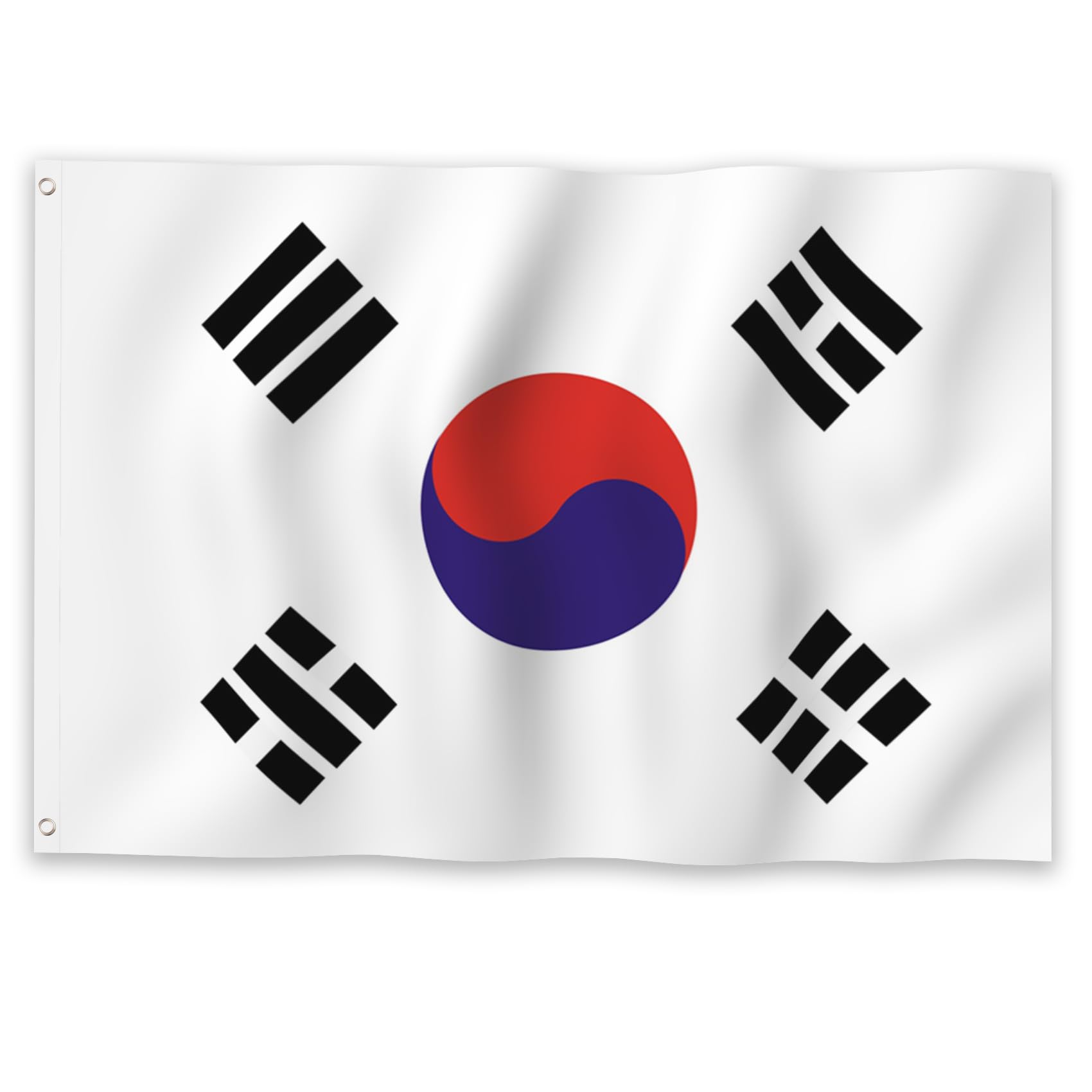 SHATCHI South Korea Flag 5x3 FT – Large Korean Republic National Flag, Polyester, For World Cup, Olympics, Asian Games