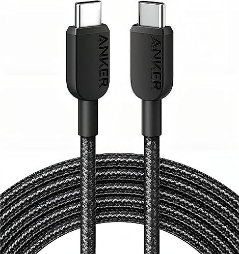 Anker cable usb c carga rapida, 310 cable usb c de 60W y 3A, cargador de carga rápida para iPhone 15, Samsung Galaxy S22, iPad Pro 2021, iPad Mini 6, iPad Air 4, MacBook Pro 2020, Switch (300 cm)