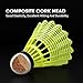 kunli Badminton Birdies 12 PCS, Nylon Badminton Shuttlecocks with Stability Durability for Baseball Batting Practice Training, Medium Or High Speed Birdie Balls (Fast (Suitable for ＜13℃))