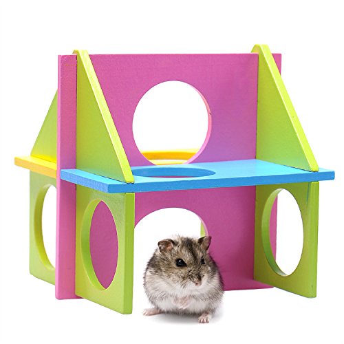 Small Pet Squirrels Hamsters Fun Gym House Hamster Accessories