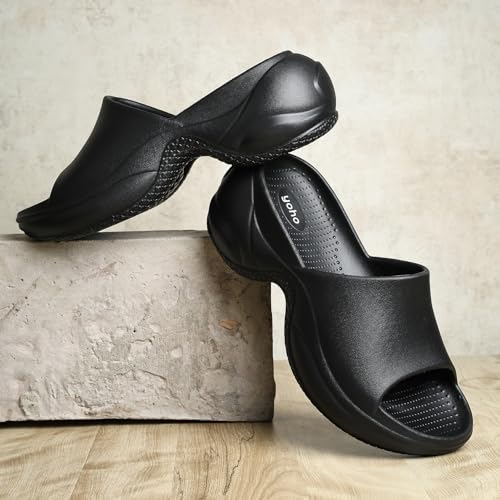 Image of YOHO SLR 102 Slip-Ons for Women | One-Piece EVA Build | Lightweight & Water-Resistant | Ergonomic Contour Design | Bold Fashion Silhouette | Sculpted Footbed | All-Day Ease