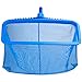 SplashTech Heavy Duty Pool Leaf Rake Head - Deep Bag Attachment Piece for Skimmer Telescoping Pole Stick - Universal Fit, Fine Mesh Netting - Professional Cleaning Supplies for Pool, Hot Tubs, Ponds