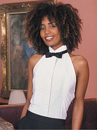 Henry Segal Halter-Top Tuxedo Shirt2