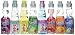 Ramune Japanese Marble Soft Drink Mix Variety 8 Flavors 8 Bottles by Hata Shanderia