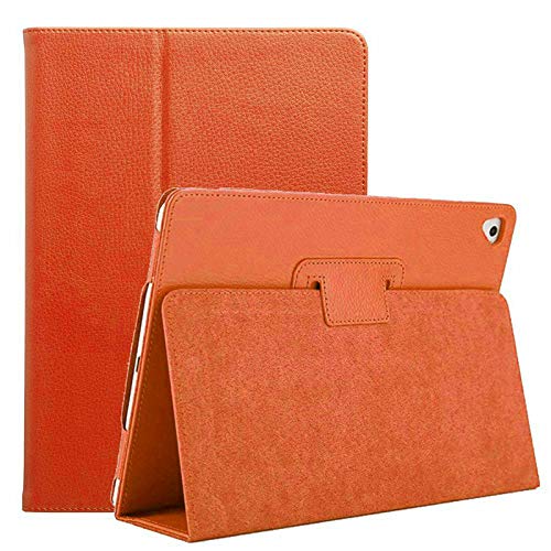 Leather Folio Flip Case For iPad Air (9.7", 2013-2018) (Orange), 9.7 inch - Image 2