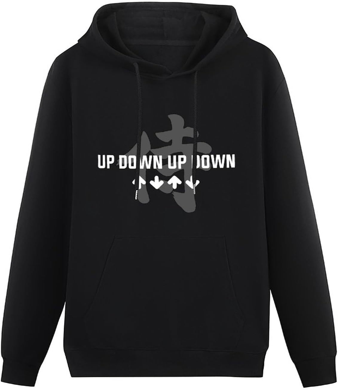 Caipiao Unisex Black Coryxkenshin Merch Up And Down Hoodie Tank Top Long Sleeve Sweatshirt Hoodie Size M