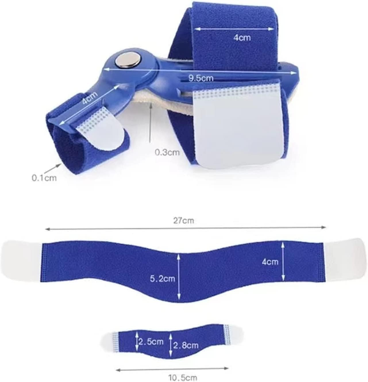 2pcs Bunion Corrector Splint Toe Straightener Brace Hallux Valgus Pain Relief Foot Care Hallux Valgus Corrector Orthopedic Tool Breathable Flexible