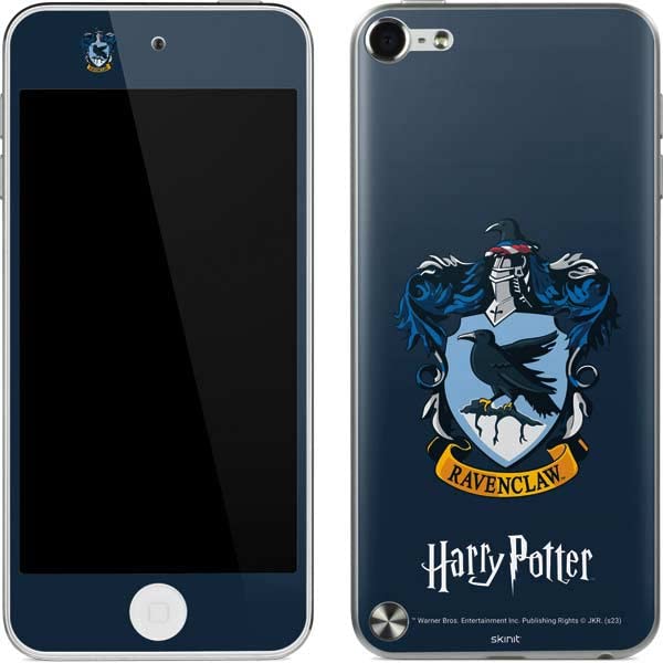 Skinit Decal MP3 Player Skin Compatible with iPod Touch (5th Gen&2012) - Officially Licensed Warner Bros Ravenclaw House Crest Design