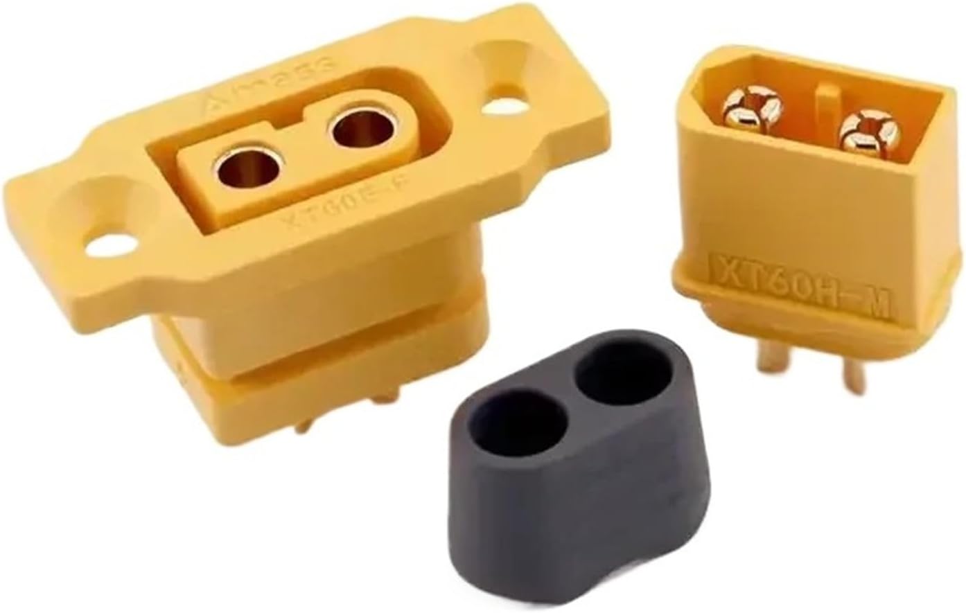 Charging XT60E-F model gold-plated 30A current female plug XT60 connector(1PCS XT60H-M)
