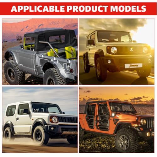 Image of STHIRA Compatible with Suzuki Jimny JB64 JB74 Dashboard Interior Dashboard Storage Box with 2 Silicone Lining Pads Self Adhesive Accessories Tray Phone Holder Car Organizer Tray for JB64 JB74