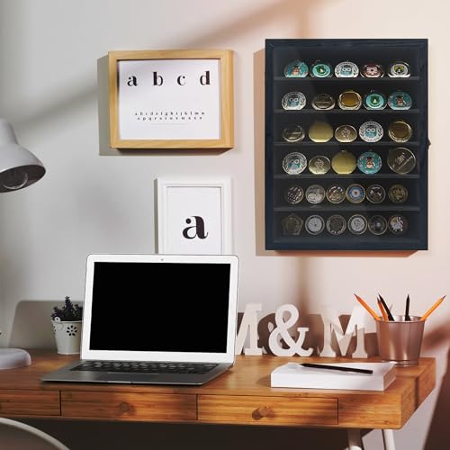 Image of Shadow Box Frame with Removable Shelves, Black 12x16 Deep Memory Box Display Case for Keepsake Collectibles, Coins Military Medals Pins Wedding Flowers