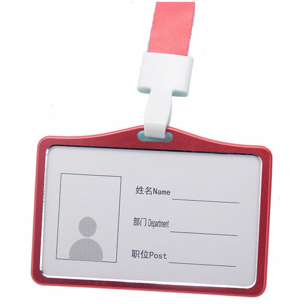 Amazon.co.jp: IDカードホルダー アルミ合金 ネームホルダー
