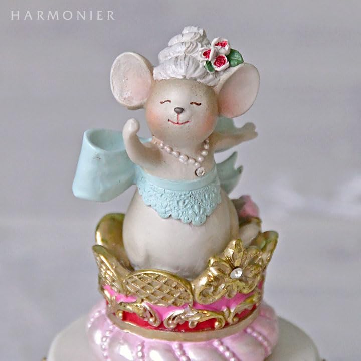 Amazon | マウスケーキオルゴール クリスマスオブジェ 置物 装飾