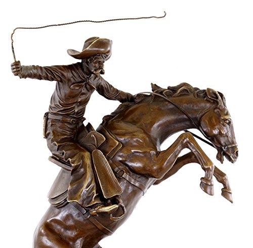 The Bronco Buster - Bronze Sculpture - Frederic Remington - White House Bronze - Horse Statues For Sale - Cowboy Statue #TOP1