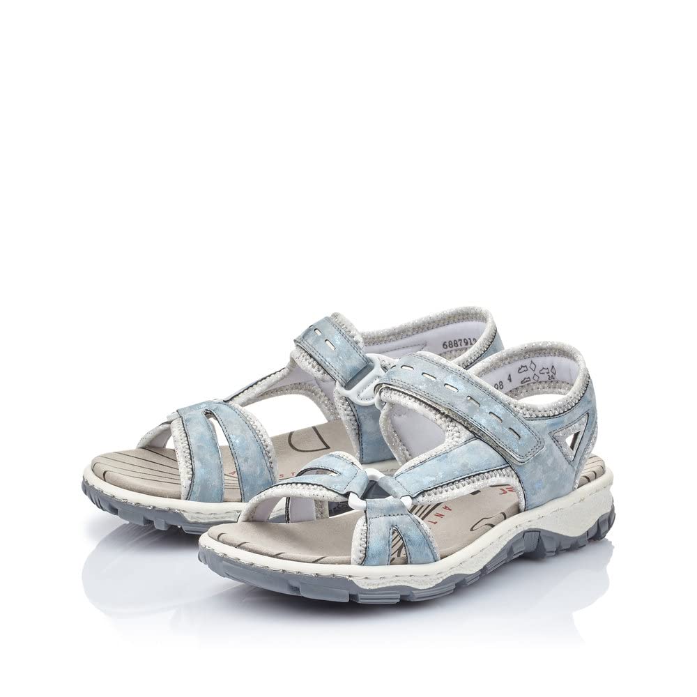 Rieker Damen Klassische Sandalen 68879, Frauen Sandalen
