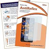 Die Displaydarstellung wird durch die Ascend Mate 7 Displayschutzfolie nicht beeinträchtigt - sondern lediglich leicht verändert - da die Folie entspiegelt und blendfrei wirkt (physikalisch u. a. der sog. Moiré-Effekt)