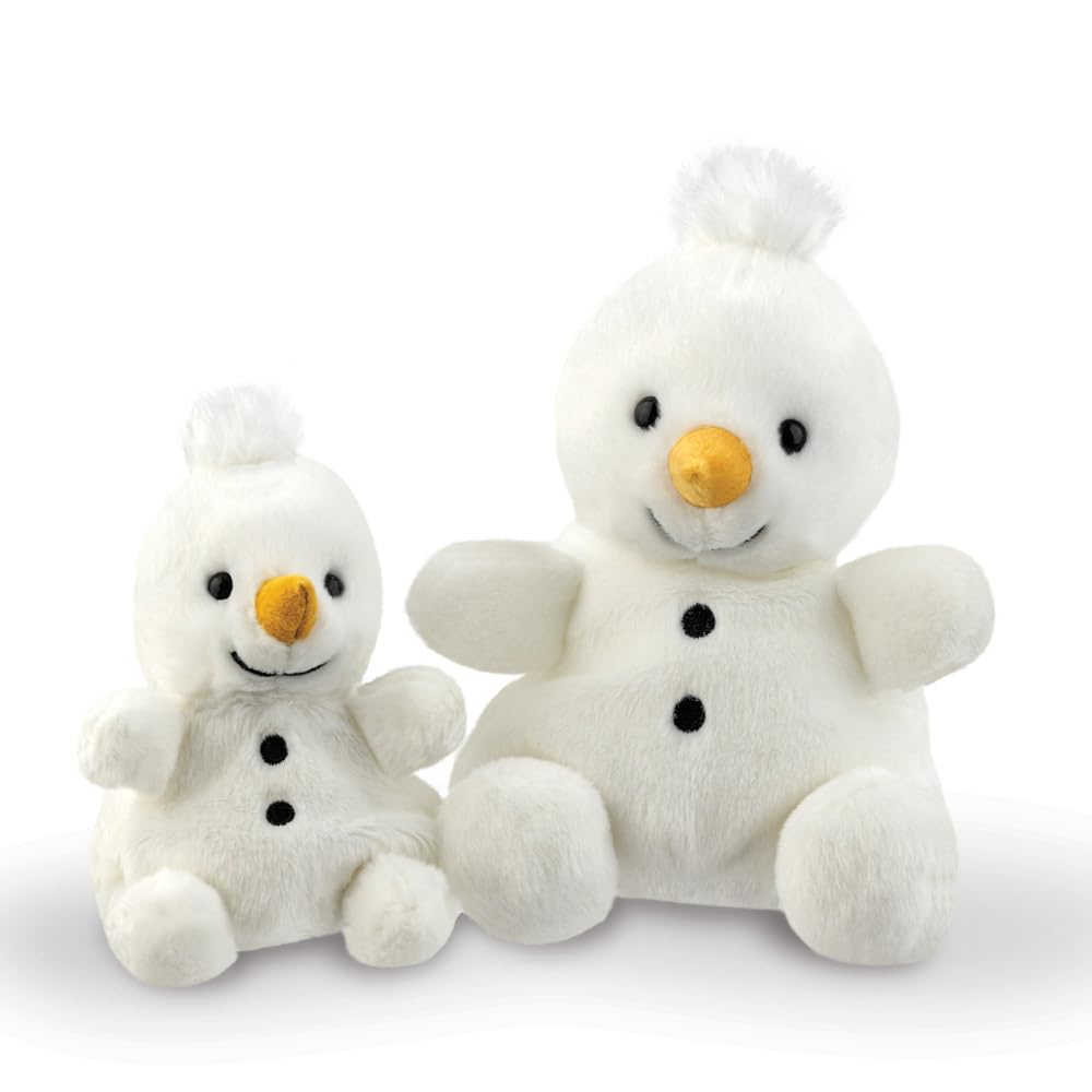 AURORA, 61581, Palm Pals Snowman 8In Medium, Soft Toy, White - Image 2