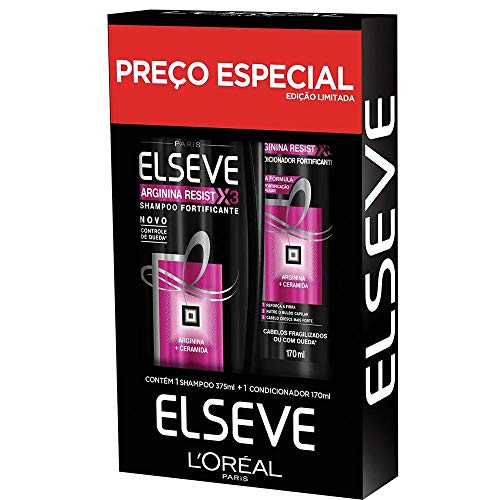 KIT ELSEVE ARGININA RESIST X3 SHAMPOO 375ml + CONDICIONADOR 170ml
