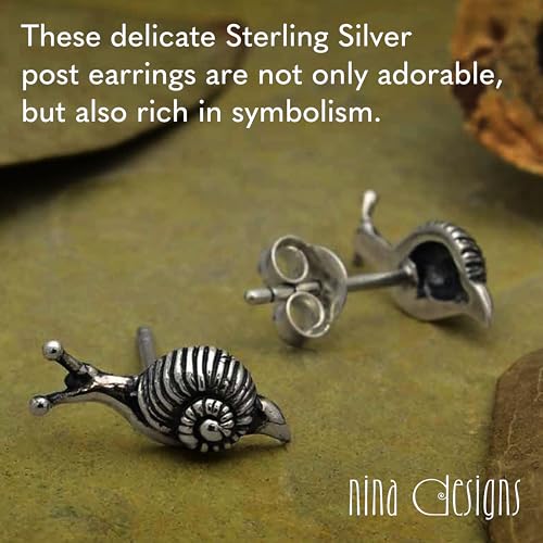 Nina Designs Sterling Silver Earrings - Sterling Silver Post Earrings for Women2