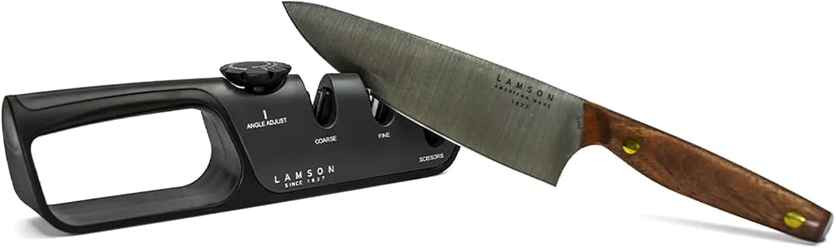 Lamson Adjustable Handheld Knife Sharpener
