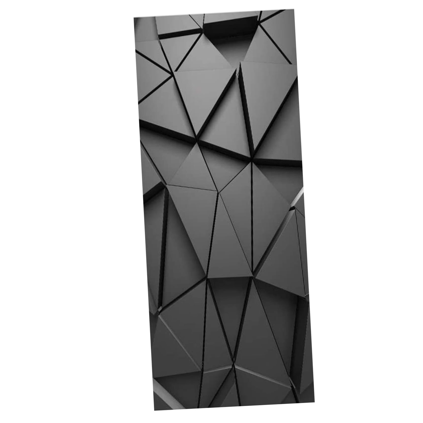 Autocollants de porte PVC noir étanches lot de 2 pièces pour cuisine et chambre