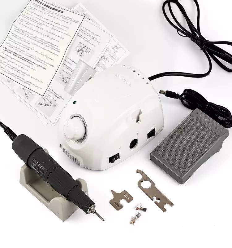 Máquina profesional de manicura dinámica de 35 K RPM con micromotor fuerte