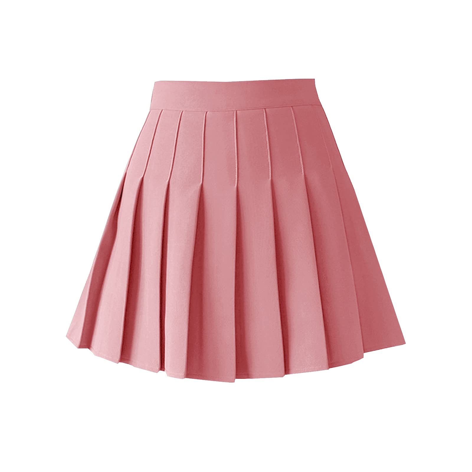 ZHANCHTONG Women's High Waist A-Line Pleated Mini Skirt Short Tennis Skirt