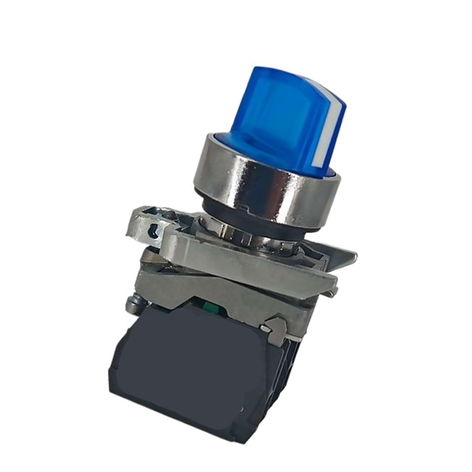 Selector switch XB4BK136G3 blue three-position 2NO 110V Ø22 for industrial control