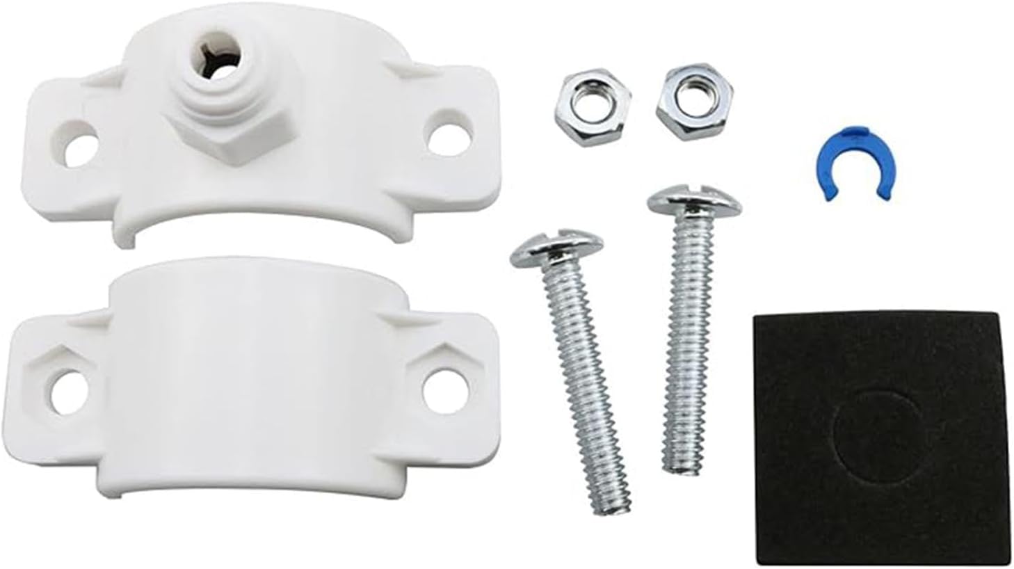 5 Packs RO Water Filter Drain Saddle Valve with 1/4 Inch Quick Connect Hose Pipe Adapter, Including Installation Accessories