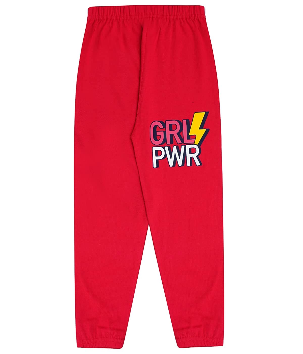 KYDA KIDS® Jogginghose aus 100 % Baumwolle, bedruckt, für Jungen und Mädchen – eng anliegender Winkel und lockere Hose für Mädchen – 5 Stück