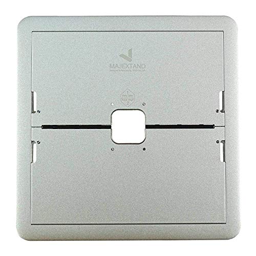 Innovativer, mobiler Laptop Stand 7-stufig verstellbar, extrem flach, Material Edelstahl, ideal für MacBook und iPad Pro oder Notebooks, in Silber