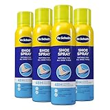 Dr. Scholl’s Fresh Step Anti Odour Shoe Spray, Eliminates Odor For Up To 48 Hours. Fresh Scent, Quick Drying, Suitable For All Shoe Types, Running Trainers, Sports, & More, 150ml , Pack of 4