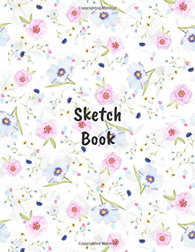 Sketch Book: Large Notebook for Drawing Doodling or Sketching Great Gift For Artists Art Students Art Class: Art Design Fashion Sketchbook Blank Paper Drawing and Write Journal 100 Pages 8.5" x 11"
