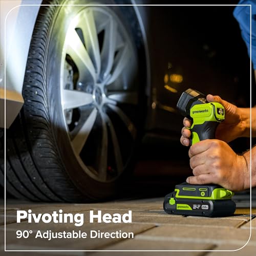 GREENWORKS 24V 8-teiliges Akku-Set: Bohrschrauber, Schlagschrauber, Handkreissäge, Säbelsäge, Stichsäge, Multitool, Schleifer, LED Lampe, 4,0Ah + 2x2,0Ah Akkus (Powerbank), 65W Ladegerät