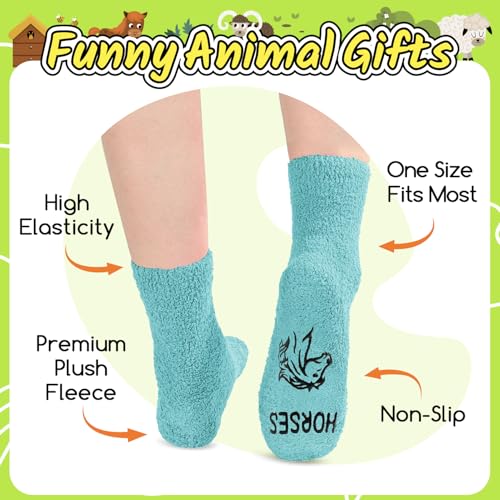 Image of HAPPYPOP Animal Socks for Women - Turtle Jellyfish Gifts Pigs Socks Horses Octopus Gift
