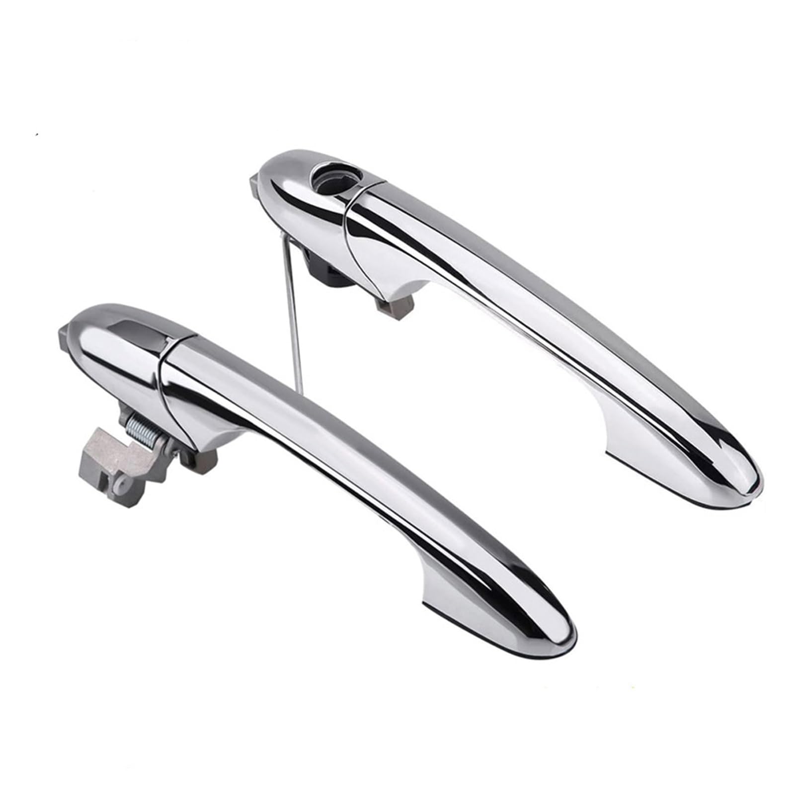 DHDYJSA for Fiat 500 for 500C 2007 2008 2009 2010 2011-2018 Exterior Door Handle Chrome 68069943AC 68069942AC 68069943AB 68069942AB Outer Door Handle(Front left68069943AB)