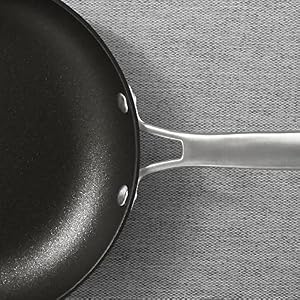 Calphalon Nonstick Frying Pan Set with Stay-Cool Handles, 8- and 10-Inch, Grey Calphalon Nonstick Frying Pan Set with Stay Cool Handles 8 and 10 Inch Grey