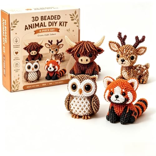 Kit de cuentas 3D Vyloky para principiantes: manualidades para aliviar el estrés diario