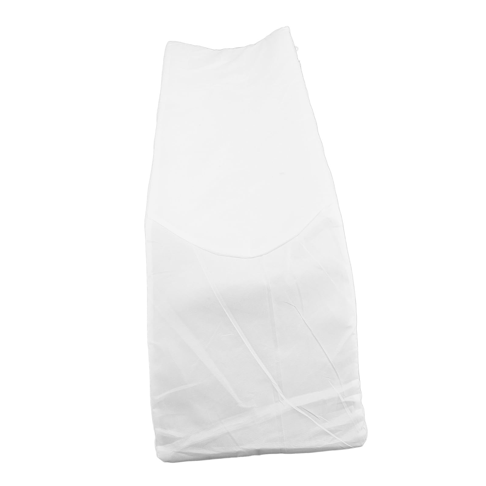 Fyearfly Almohada de elevación de piernas, ergonómica, de alta densidad, en forma de U, funda extraíble, soporte para piernas, almohada de cuña, 64x20x15cm, color blanco
